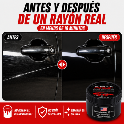 Restaurador de autos 3 en 1 Scratch Protouch® 🚗 Elimina Rayones - Recupera el Brillo - Impermeabiliza pintura